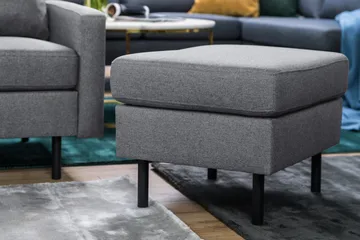 Peppe Fotpall - Ljusgrå - Möbler - Fåtölj & stolar - Pall & puff - Fotpallar