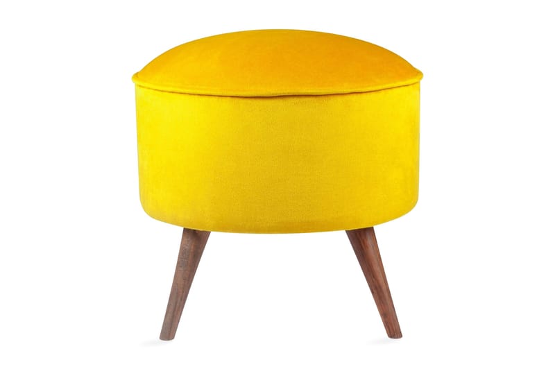 Phyllisann Fotpall - Gul - Möbler - Fåtölj & stolar - Pall & puff - Fotpallar