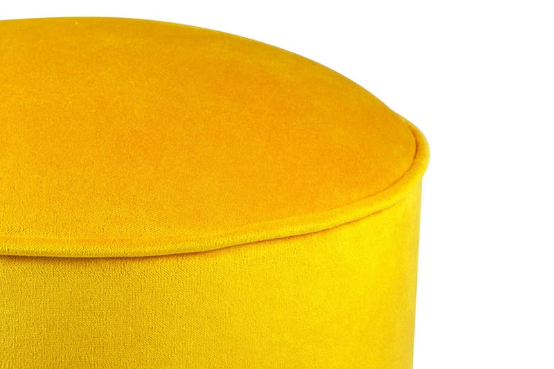 Phyllisann Fotpall - Gul - Möbler - Fåtölj & stolar - Pall & puff - Fotpallar