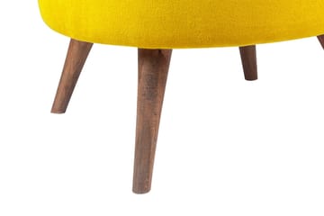 Phyllisann Fotpall - Gul - Möbler - Fåtölj & stolar - Pall & puff - Fotpallar