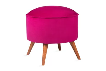 Phyllisann Fotpall - Lila - Möbler - Fåtölj & stolar - Pall & puff - Fotpallar