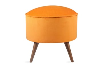 Phyllisann Fotpall - Orange - Möbler - Fåtölj & stolar - Pall & puff - Fotpallar