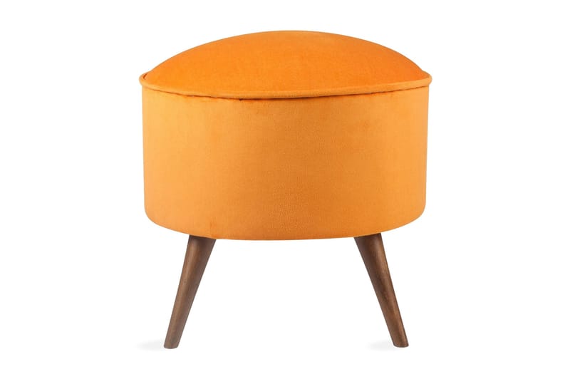 Phyllisann Fotpall - Orange - Möbler - Fåtölj & stolar - Pall & puff - Fotpallar