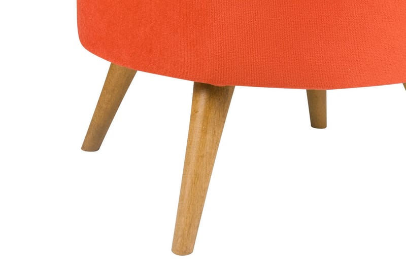 Phyllisann Fotpall - Röd - Möbler - Fåtölj & stolar - Pall & puff - Fotpallar