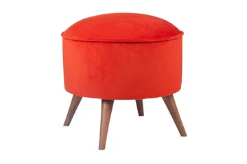 Phyllisann Fotpall - Röd - Möbler - Fåtölj & stolar - Pall & puff - Fotpallar