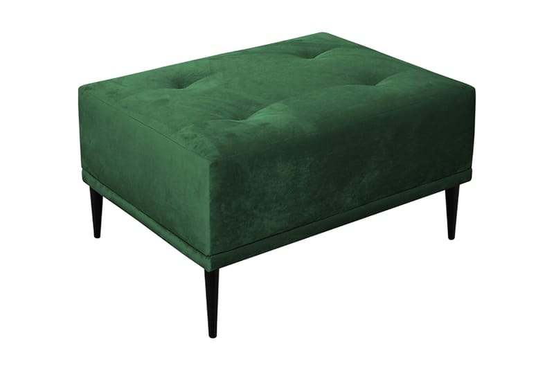 Rapale Fotpall, Sammet/Grön