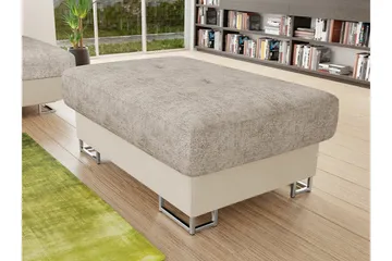 Reginia Fotpall 67 cm beige - Möbler - Fåtölj & stolar - Pall & puff - Fotpallar