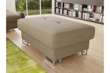 Reginia Fotpall 67 cm beige - Möbler - Fåtölj & stolar - Pall & puff - Fotpallar