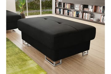 Reginia Fotpall 67 cm Black - Möbler - Fåtölj & stolar - Pall & puff - Fotpallar