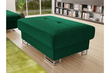 Reginia Fotpall 67 cm Dark green - Möbler - Fåtölj & stolar - Pall & puff - Fotpallar