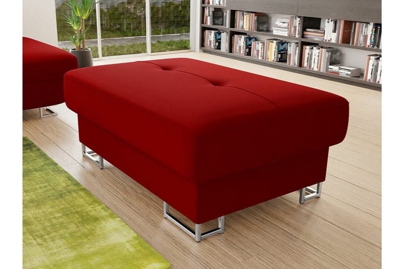 Reginia Fotpall 67 cm Dark red - Möbler - Fåtölj & stolar - Pall & puff - Fotpallar