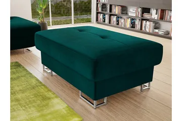 Reginia Fotpall 67 cm Green - Möbler - Fåtölj & stolar - Pall & puff - Fotpallar