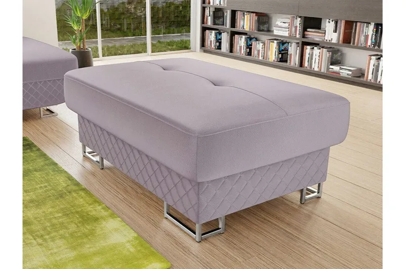 Reginia Fotpall 67 cm Light purple - Möbler - Fåtölj & stolar - Pall & puff - Fotpallar