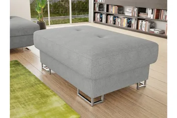 Reginia Fotpall 67 cm Ljusgrå - Möbler - Fåtölj & stolar - Pall & puff - Fotpallar