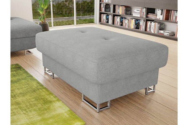 Reginia Fotpall 67 cm Ljusgrå - Möbler - Fåtölj & stolar - Pall & puff - Fotpallar