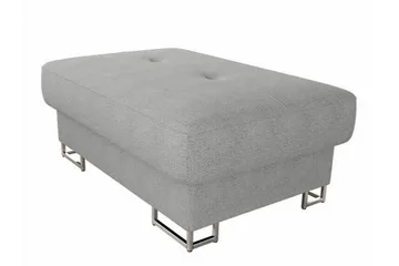 Reginia Fotpall 67 cm Ljusgrå - Möbler - Fåtölj & stolar - Pall & puff - Fotpallar