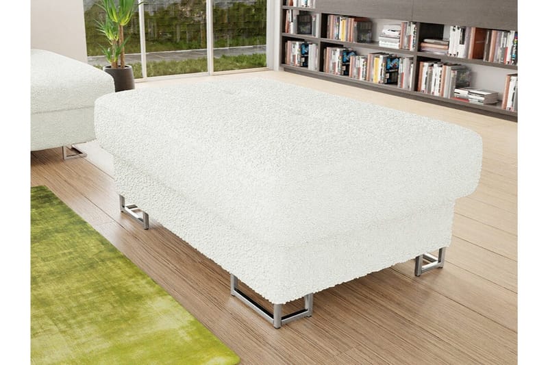 Reginia Fotpall 67 cm NO_BRAND White - Möbler - Fåtölj & stolar - Pall & puff - Fotpallar