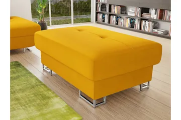 Reginia Fotpall 67 cm Yellow - Möbler - Fåtölj & stolar - Pall & puff - Fotpallar