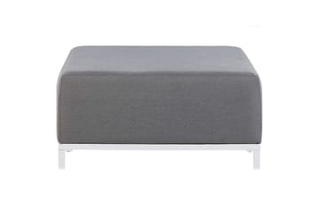 Fotpall Rovigo Grå/vit - Grå/vit - Möbler - Fåtölj & stolar - Pall & puff - Fotpallar