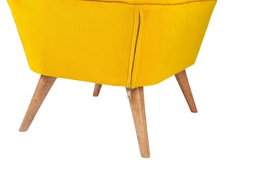Saberi Fotpall - Gul - Möbler - Fåtölj & stolar - Pall & puff - Fotpallar