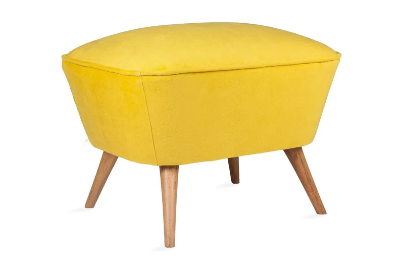 Saberi Fotpall - Gul - Möbler - Fåtölj & stolar - Pall & puff - Fotpallar