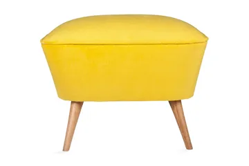 Saberi Fotpall - Gul - Möbler - Fåtölj & stolar - Pall & puff - Fotpallar