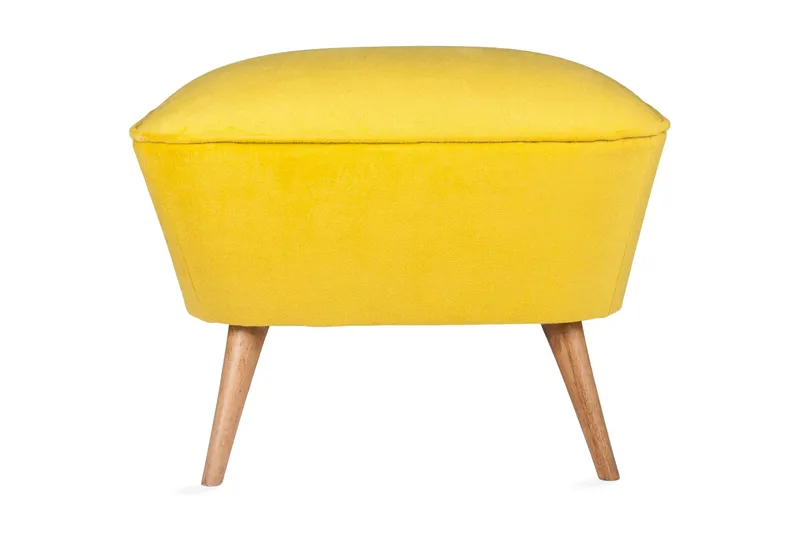 Saberi Fotpall - Gul - Möbler - Fåtölj & stolar - Pall & puff - Fotpallar