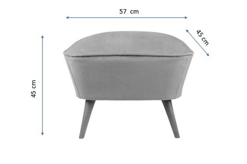 Saberi Fotpall - Lila - Möbler - Fåtölj & stolar - Pall & puff - Fotpallar