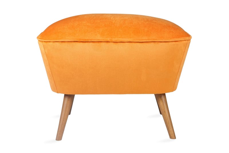 Saberi Fotpall - Orange - Möbler - Fåtölj & stolar - Pall & puff - Fotpallar