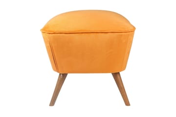 Saberi Fotpall - Orange - Möbler - Fåtölj & stolar - Pall & puff - Fotpallar