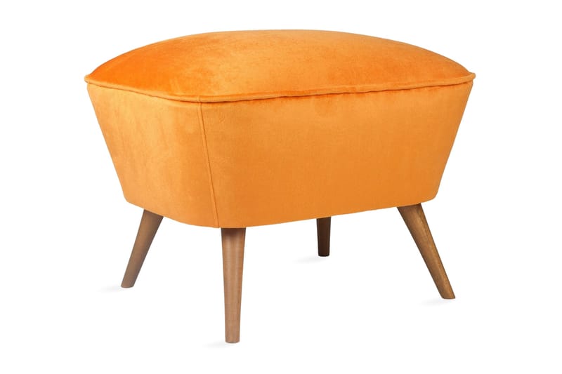 Saberi Fotpall - Orange - Möbler - Fåtölj & stolar - Pall & puff - Fotpallar