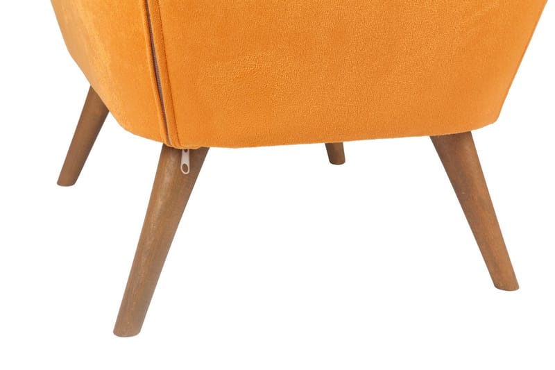 Saberi Fotpall - Orange - Möbler - Fåtölj & stolar - Pall & puff - Fotpallar