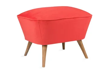 Saberi Fotpall - Röd - Möbler - Fåtölj & stolar - Pall & puff - Fotpallar