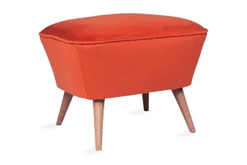 Saberi Fotpall - Röd - Möbler - Fåtölj & stolar - Pall & puff - Fotpallar