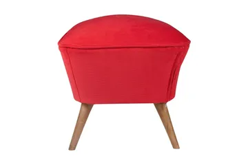 Saberi Fotpall - Röd - Möbler - Fåtölj & stolar - Pall & puff - Fotpallar