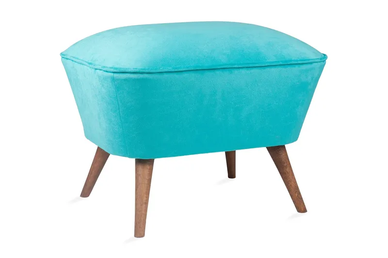 Saberi Fotpall - Turkos - Möbler - Fåtölj & stolar - Pall & puff - Fotpallar