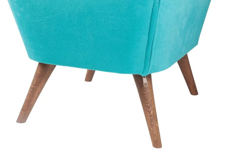 Saberi Fotpall - Turkos - Möbler - Fåtölj & stolar - Pall & puff - Fotpallar