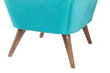 Saberi Fotpall - Turkos - Möbler - Fåtölj & stolar - Pall & puff - Fotpallar