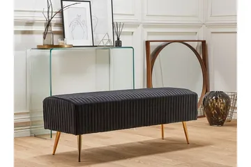 Salbertand Fotpall - Svart - Möbler - Fåtölj & stolar - Pall & puff - Fotpallar