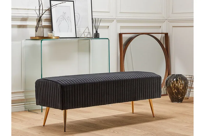 Salbertand Fotpall - Svart - Möbler - Fåtölj & stolar - Pall & puff - Fotpallar