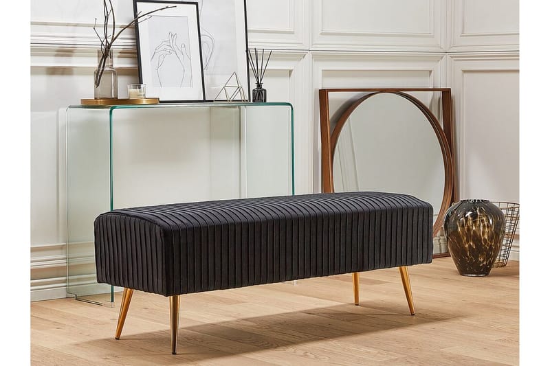 Salbertand Fotpall - Svart - Möbler - Fåtölj & stolar - Pall & puff - Fotpallar