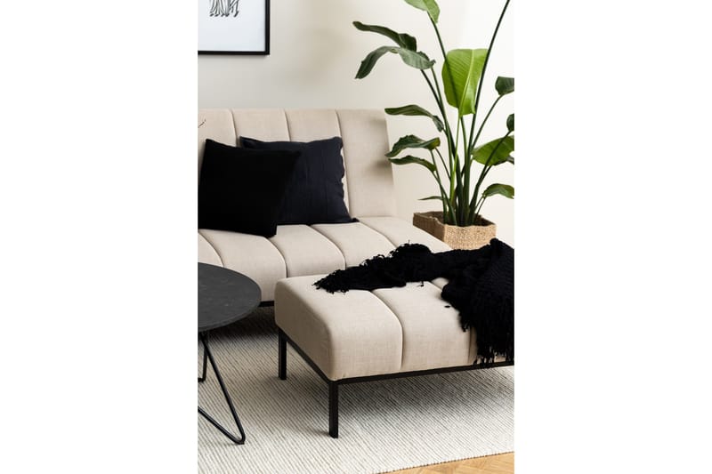 Sapita Fotpall 100 cm - Beige - Möbler - Fåtölj & stolar - Pall & puff - Fotpallar