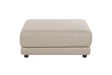 Fotpall Sigtuna Beige/svart - Beige/svart - Möbler - Fåtölj & stolar - Pall & puff - Fotpallar