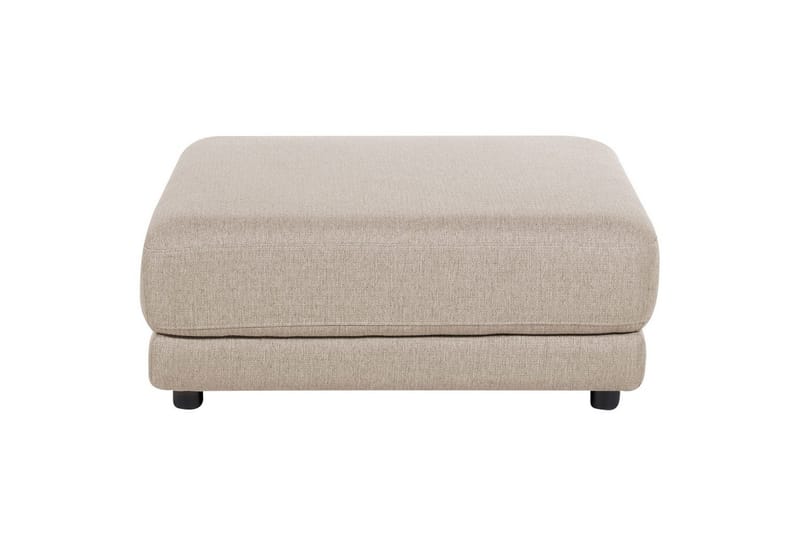 Fotpall Sigtuna Beige/svart - Beige/svart - Möbler - Fåtölj & stolar - Pall & puff - Fotpallar
