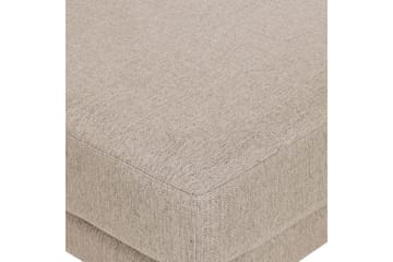 Fotpall Sigtuna Beige/svart - Beige/svart - Möbler - Fåtölj & stolar - Pall & puff - Fotpallar