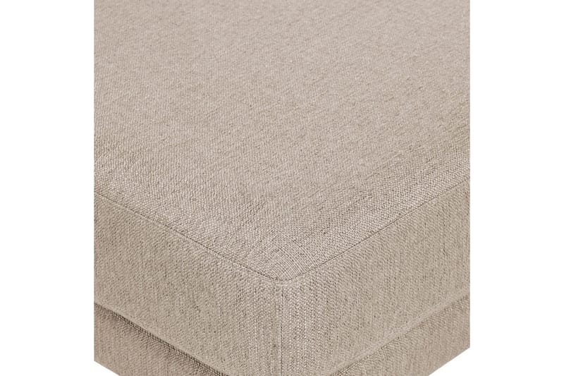 Fotpall Sigtuna Beige/svart - Beige/svart - Möbler - Fåtölj & stolar - Pall & puff - Fotpallar