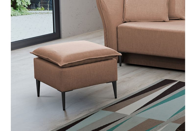 Staffin Fotpall 50 cm beige - Möbler - Fåtölj & stolar - Pall & puff - Fotpallar