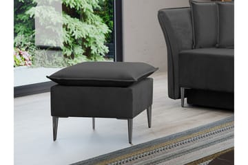 Staffin Fotpall 50 cm Black - Möbler - Fåtölj & stolar - Pall & puff - Fotpallar