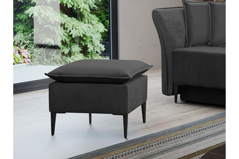Staffin Fotpall 50 cm Dark grey - Möbler - Fåtölj & stolar - Pall & puff - Fotpallar