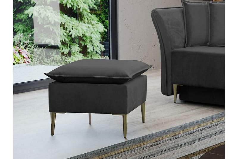 Staffin Fotpall 50 cm Dark grey - Möbler - Fåtölj & stolar - Pall & puff - Fotpallar